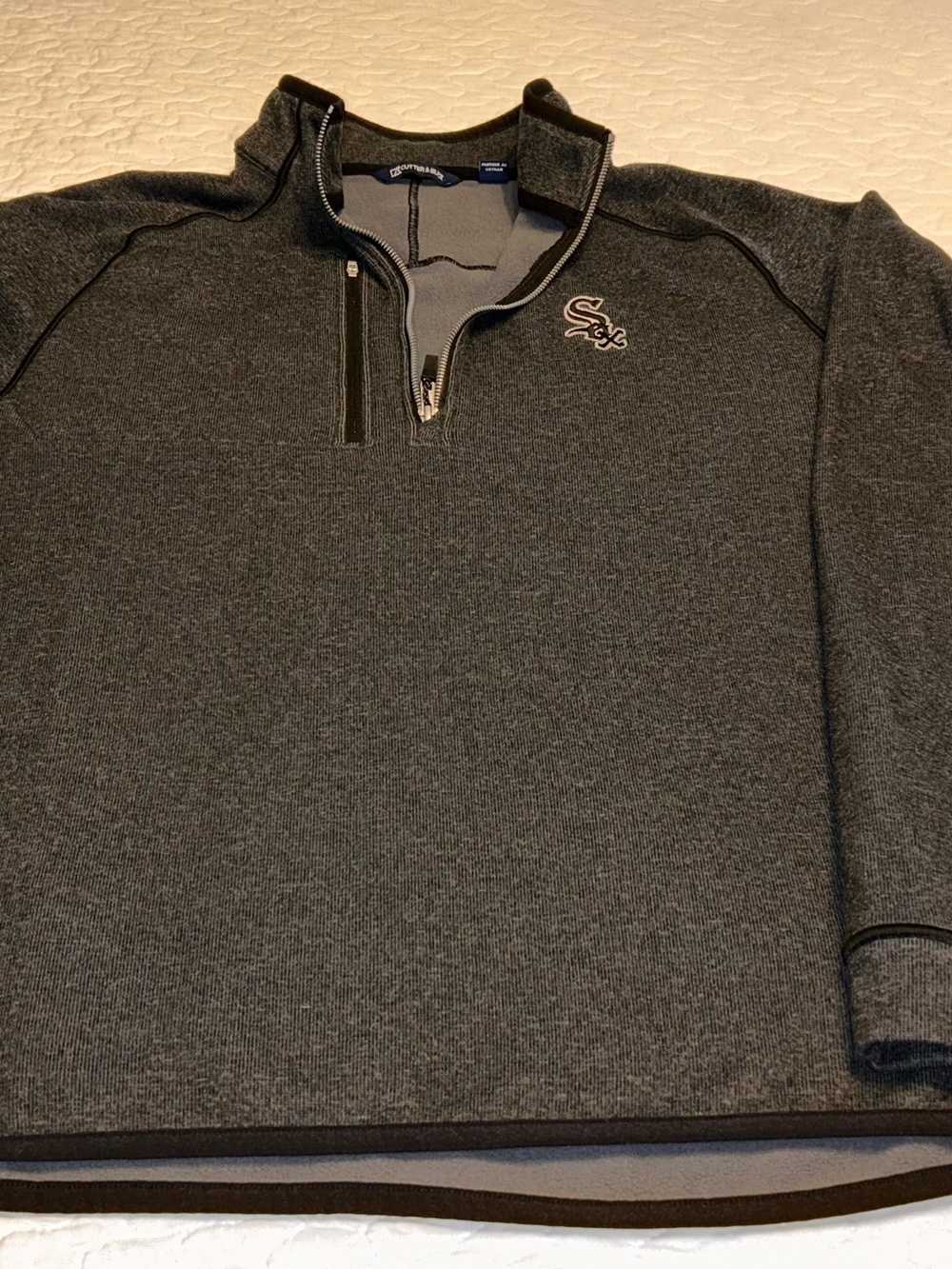 Cutter And Buck Men’s Chicago White Sox 1/4 Zip Sz XXXL Excellent